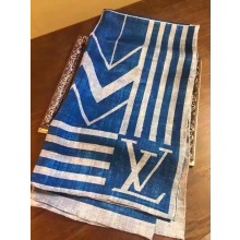 Imitation 2017 top quality louis vuitton scarf L0003 blue/black/rose red GL02780