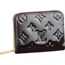 Imitation AAAAA Louis Vuitton M91460 Monogram Vernis Zippy Coin Purse Terre dOmbre GL00134