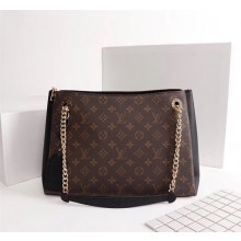 Imitation Best Louis vuitton monogram canvas SURENE MM M43755 black GL01144