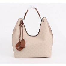 Imitation Louis Vuitton CARMEL M53188 Creme GL02966