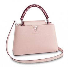 Knockoff 1:1 Louis Vuitton CAPUCINES PM M52388 PINK GL02416