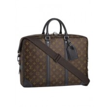 Knockoff AAA Louis Vuitton Monogram Macassar Canvas Porte Documents Voyage GM M40224 BAGS GL01762