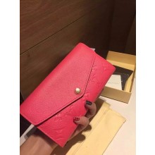 Knockoff Cheap Louis Vuitton Monogram Empreinte Josephine Wallet 1369 Rose GL02912