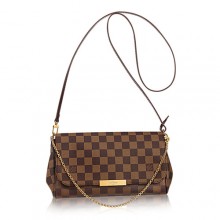 Knockoff Louis Vuitton Damier Ebene Canvas Favorite MM Bag N41129 GL03870