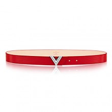 Knockoff Louis Vuitton Epi Calf Leather Essenitial V 30MM Belt M9022W Coquelicot GL02459