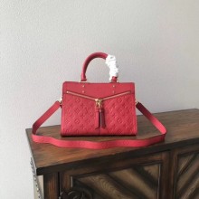 Knockoff Louis Vuitton Monogram Empreinte Tote Bag M54195 red GL01712