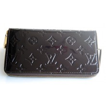 Knockoff Louis Vuitton Wallet M93575 Monogram Vernis Zippy coffee GL00317