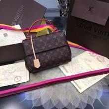 Knockoff Luxury 2016 louis vuitton original monogram canvas cluny bb m42738 GL01395