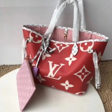 Knockoff Top Louis Vuitton Original Monogram Canvas NEVERFULL MM M44567 GL01663