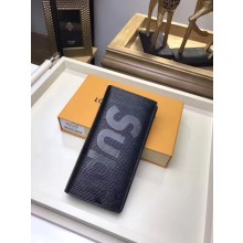 Louis Vuitton BRAZZA Wallet 60622 black GL03987