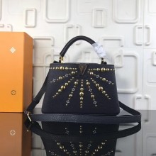 Louis Vuitton CAPUCINES PM M94519 black GL04383