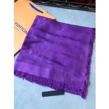 louis vuitton Cashmere scarf LV9219 purple GL04377