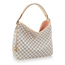 Louis Vuitton Damier Azur Canvas Delightful MM N41607 Rose Ballerine GL00041