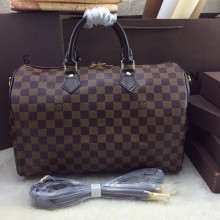 Louis Vuitton Damier canvas speedy 35 handbag N41182 GL02829