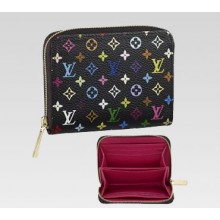 Louis Vuitton handbag monogram multicolore black zippy coin purse m93740 (grenade lining) GL03748