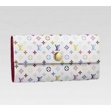 Louis Vuitton handbag monogram multicolore white sarah wallet m93745 (figue lining) GL02926