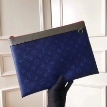 Louis Vuitton Monogram Canvas Clutch Bag POCHETTE APOLLO 61692 blue GL00224