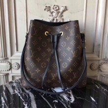 louis vuitton monogram canvas original bag neonoe M44020 black GL00314