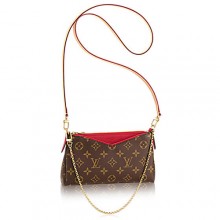 Louis Vuitton Monogram Canvas Pallas Clutch M41638 Cherry GL03004