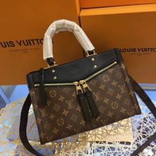 Louis vuitton monogram canvas POPINCOURT A44195 black GL01810