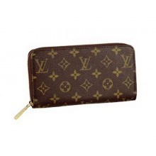 Louis Vuitton Monogram Canvas Zippy Wallet M60002 GL02569