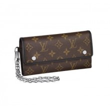 Louis Vuitton Monogram Macassar Canvas Long Wallet M60168 GL01685