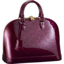 Louis Vuitton Monogram Vernis Alma PM M91691 Rouge Fauviste GL04320