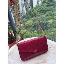 Louis Vuitton Monogram Vernis Mini Bag 61293 Red GL02216