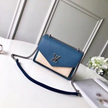 Louis Vuitton MYLOCKME BB M51418 blue &white GL01086