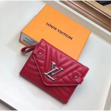 LOUIS VUITTON NEW WAVE COMPACT WALLET M63427 red GL00282