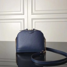 Louis Vuitton original Epi Leather Shoulder Bag M50321 blue GL02515