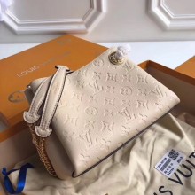 Louis vuitton original mongram empreinte PONTHIEU BB M43750 Apricot GL00164