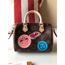 Louis vuitton original monogram canvas nano speedy N61252 GL04612