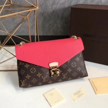 Louis Vuitton Original Monogram Canvas Pallas Chain M41201 red GL00092