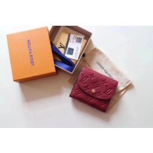 louis vuitton original Monogram Empreinte Ariane Wallet 64148 red GL01651