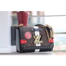 Louis Vuitton TWIST MM M50296 black GL02451