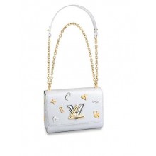 Louis Vuitton TWIST MM M52890 White GL00113