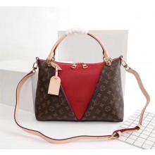 Louis Vuitton V TOTE MM M43949 red GL00538