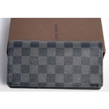 Louis Vuitton Wallet N62665 Damier Graphite Multiple For Bills And Credit Card GL01021