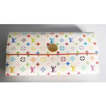 Luxury Louis Vuitton handbag monogram multicolore white sarah wallet m93746 (anis lining) GL01611