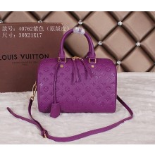 Replica 2014 Louis Vuitton original leather 40762 purple GL02428