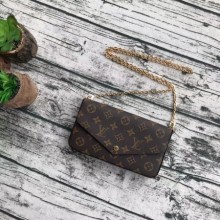 Replica Designer Louis vuitton original monogram canvas pochette felicie M61276 GL03630