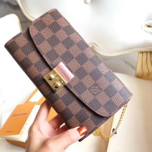 Replica Fashion Louis Vuitton Original Damier Ebene Canvas CROISETTE N61273 GL02053