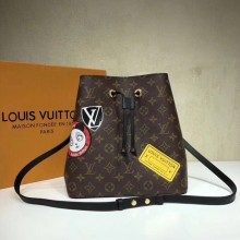 Replica Louis vuitton original NEONOE MY LV WORLD TOUR P01072 black GL01465