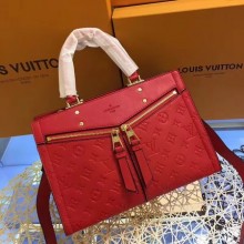 Replica Louis Vuitton POPINCOURT Monogram Empreinte 44195 red GL00252