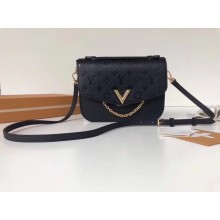 Replica Luxury Louis Vuitton Should V Bag Saddle M53382 Black GL01792