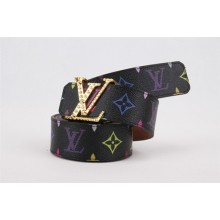 Replica LV Belt 115 black GL03560