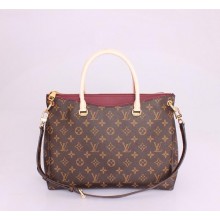 Top 2013 Louis Vuitton Monogram Canvas Pallas Bag M40906 aurore GL02421