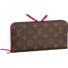 Top Louis Vuitton M60249 Monogram Canvas Portefeuille Insolite Pink GL00265