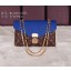 2014 louis vuitton pallas chain shoulder bag m41200 blue GL01022